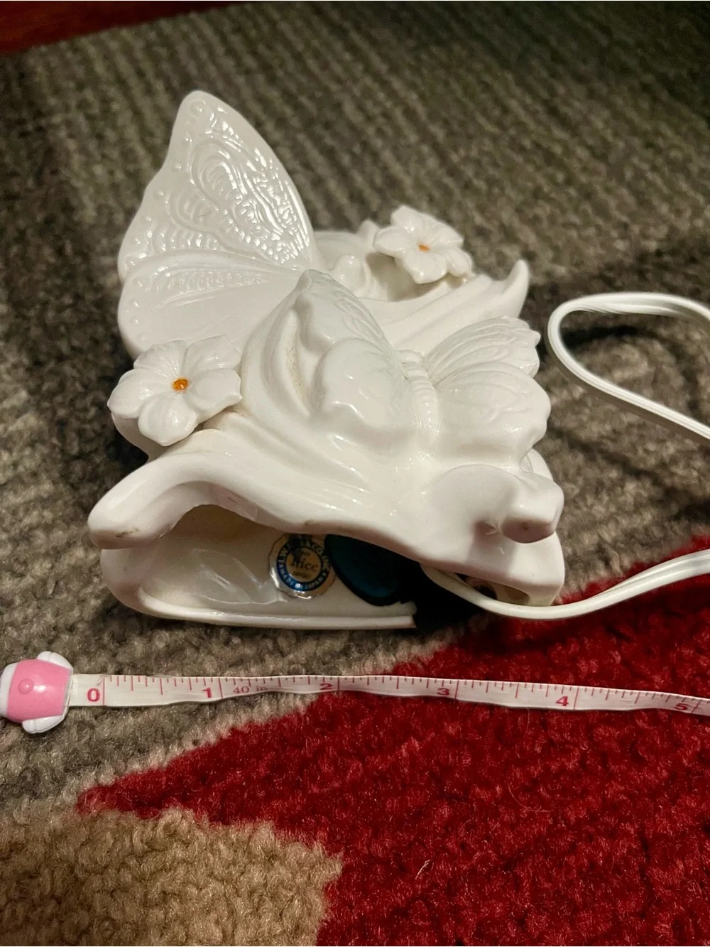 IWRice & Co vintage portable lamps birds and butterfly set
